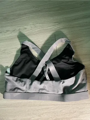 Everyday Seamless Sports Bra - Gray Camo thumbnail 2