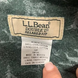 LL Bean Fleece Lined Jeans Sz 14P Double L thumbnail 7