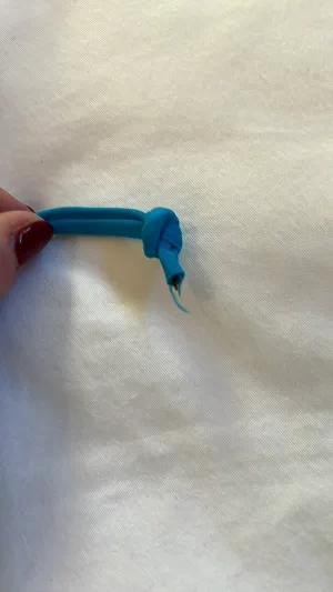 Skims Strappy Blue Bikini Top thumbnail 8