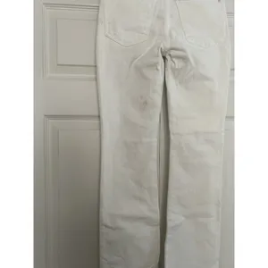 Madewell Mid Rise Kick Out Ankle Length Jeans Pure White Womens Size 23 thumbnail 7