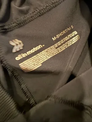 All in Motion black cargo jogger pant medium petite thumbnail 5
