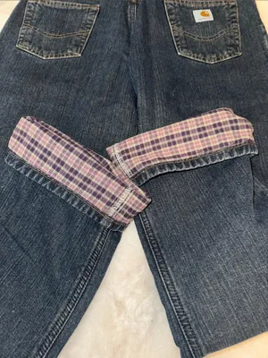 Carhartt Straight-Leg Jeans in Dark Blue Denim thumbnail 6