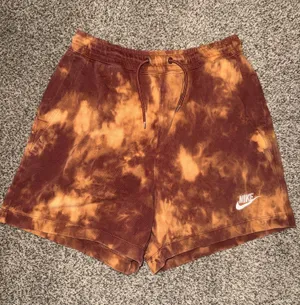 Nike Tie-Dye French Terry Shorts Size S Olive Khaki Men CZ7854 222 thumbnail 1