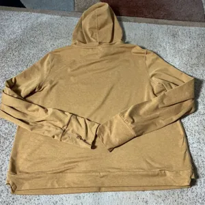 Vuori Activewear Performance Hoodie Women L Yellow Athleisure Hooded FLAW thumbnail 7