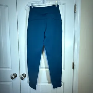 Gradual Womens XS High Waisted Joggers Teal Blue Athletic Sweatpants Run Gym NWT thumbnail 3