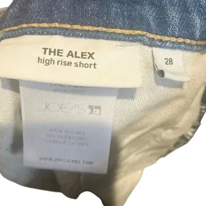 Joes The Alex High Rise Short Unbothered Distressed Button Fly Sz 28 #778 thumbnail 9