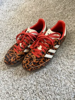 Cheetah Samba Adidas Shoes thumbnail 2