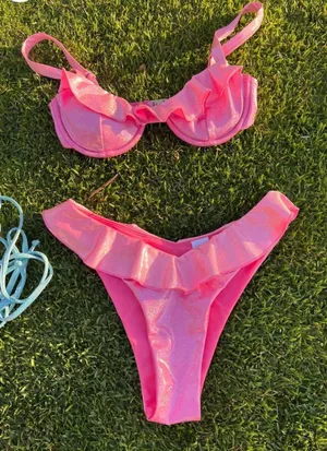 StrawberryMilkMob Swimsuit Pink thumbnail 1
