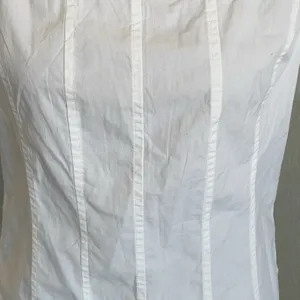 J.Crew Womens Blouse Sz 10 Short Sleeve Cottagecore Cottage Bohemian Smocked thumbnail 7