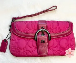 Vintage Coach y2k Soho Quilted Wristlet thumbnail 1