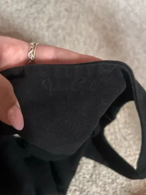 Brandy Melville / John Galt Cropped Tank Top Black thumbnail 3