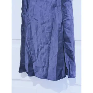 Y2K Victorias Secret Satin Slip Dress Medium Navy Blue Coquette Glam Romantic thumbnail 5