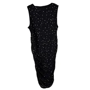 Allegra‎ K Party Dress Sleeveless Star Print Mini Dress Black XL thumbnail 6