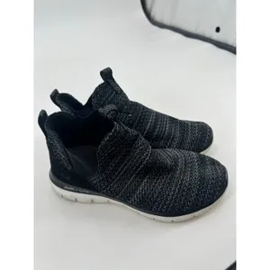 Skechers Shoes Womens 8.5 Running Slip On Dual Lite Comfort 12894 Black Fabric thumbnail 2