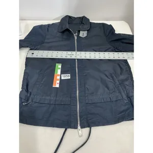 Womans Armani Exchange Navy Blue Zip Up Windbreaker Jacket Small thumbnail 5