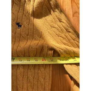 Vintage Y2K Abercrombie & Fitch Cable Knit Sweater Size‎ Small thumbnail 5