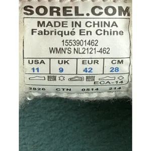 Sorel Tremblant Moc Blue Suede Knit Faux Fur Slippers Womens 11 NL2121-462 thumbnail 2