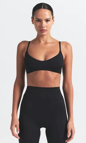 Nike Skims Matte Micro Scoop Bra Obsidian Size XS thumbnail 1