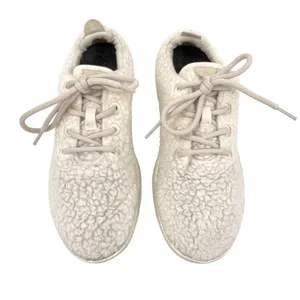 Allbirds Wool Sneakers Runner Fluffs White Merino Wool Athletic Shoes US Size 9 thumbnail 1