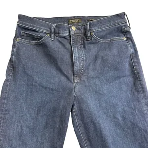 Banana Republic High Rise Flare Jeans Womens 31" Raw‎ Hem Denim Super Stretch thumbnail 8