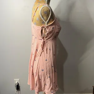 Free People Palm Tress Print Sleeveless Mini Dress Sz M thumbnail 4