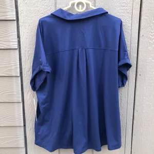 barco one scrub top women’s navy size 3XL plus size thumbnail 3