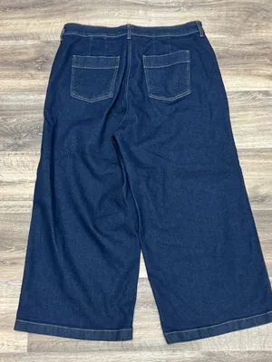 Torrid Belle Isle Crop Wide Leg Dark Wash Jeans Women’s 16 thumbnail 5