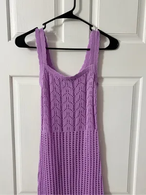 Chambery Lilac Knit Tank Dress - Women thumbnail 5