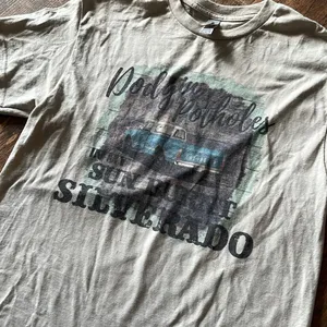 Gildan screen print “dodgin potholes in my sun burned silverado” medium thumbnail 2