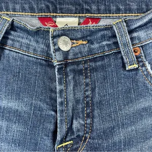 Lucky Brand Blue Straight Leg Jeans Classic Style thumbnail 3