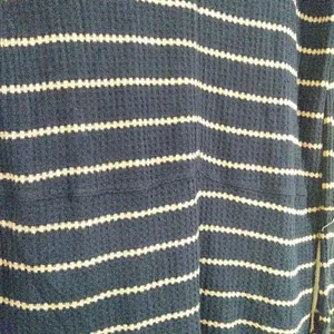 Free People Navy & White Striped Long Sleeve Tunic thumbnail 3