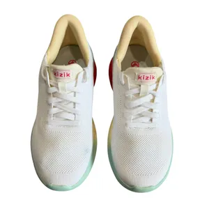 KIZIK Athens Slip On Sneakers Women's 7 Wide White Sunrise Comfort Hands Free thumbnail 3