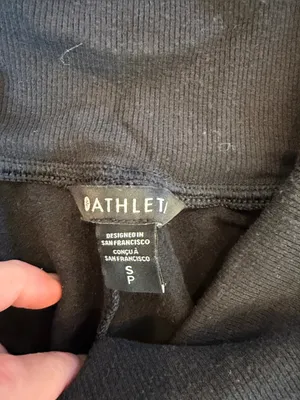 Athleta Black Coaster Luke High Rise Jogger Size Small thumbnail 2
