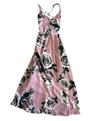 Zaya Collection Floral Crossback Cami Maxi Dress thumbnail 2