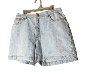 Vintage Faded Glory High Rise Jean Shorts Size 10‎ thumbnail 1