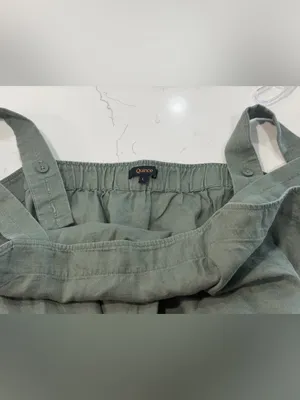 Quince Olive Tie-Waist 100% Linen Pantsuit thumbnail 7