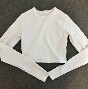 Cotton On Micro Crop Long Sleeve White thumbnail 1