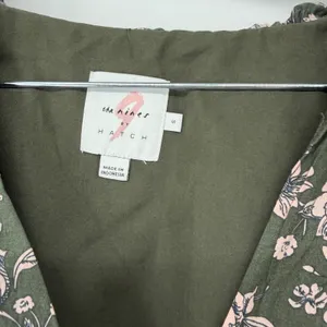 The Nines by Hatch Womens Green Floral Long Sleeve Tiered Maxi Dress Small‎ thumbnail 5