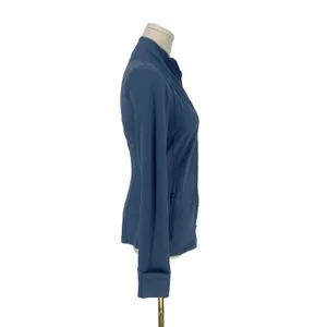 Lululemon Define‎ Jacket Nulu Washed Denim Blue Size 4 thumbnail 6