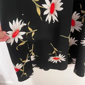 Sans Souci Midi Floral Print Black Dress thumbnail 5