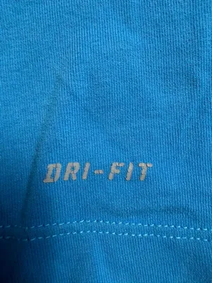 Nike Dri-Fit Women's Blue Built-In Sports Bra Athletic Tank Top thumbnail 2