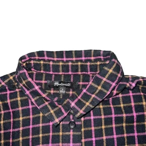 Madewell Flannel‎ Westlake Shirt in Stoppard Plaid Size Small thumbnail 3