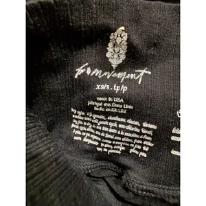 Free People FP Movement Black Flared Seamless High Waisted Leggings XS/S‎ 2519 thumbnail 4