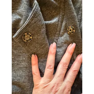 Lululemon‎ Jacket Women 6 Gray Thats A Wrap Heathered Snow Slub Cardigan Jacket thumbnail 14