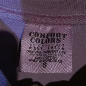 Delta Gamma comfort colors purple long sleeve thumbnail 3