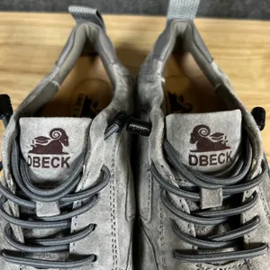 Dbeck Amundsen Grey Suede Handcrafted Casual Outdoor Walking Shoes Size 36 thumbnail 3