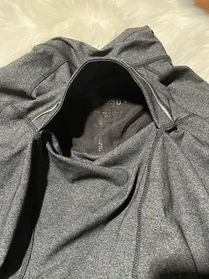 90 Degrees by Reflex Sweatshirt Women's L Gray Full Zip Pocket Stretch Activewear thumbnail 5