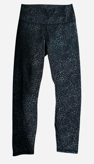 Fabletics Black Patterned Leggings thumbnail 1