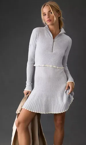 ANTHRO | DAILY PRACTICE Miles Sweater Dress thumbnail 1