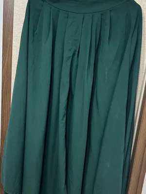 Blu Pepper Forest Green Maxi Skirt with Elastic Waist thumbnail 2